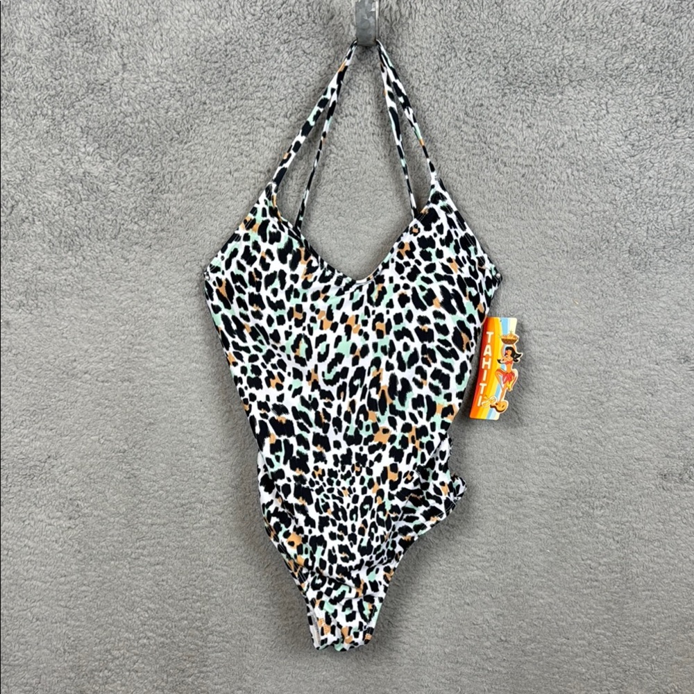 Tahiti Women's One-Piece Swimsuit - Leopard Print
